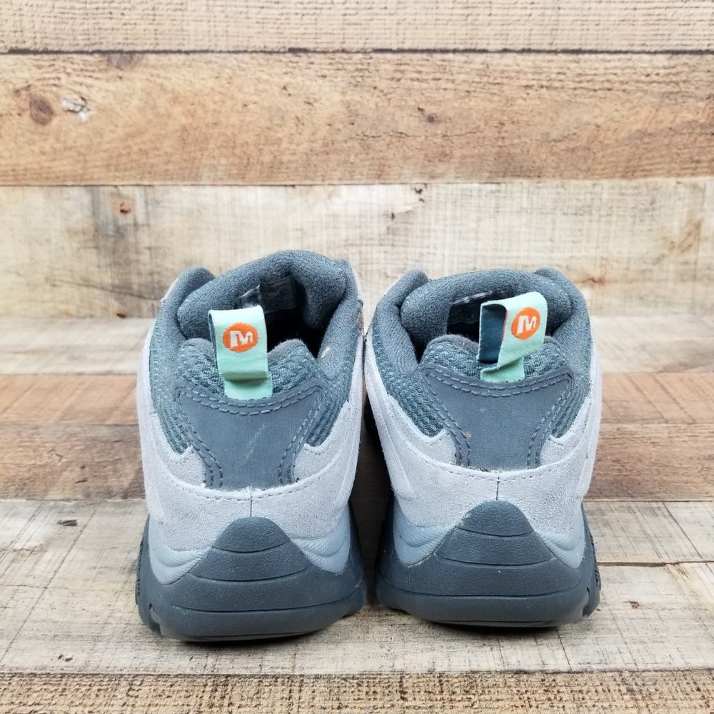 Merrell Moab 2 Women Sz 7 Waterproof Hiking Drizzle Mint J24462W Trail Shoes - Picture 4 of 9